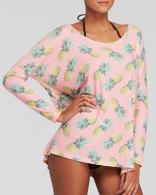 pineapple swim cover up