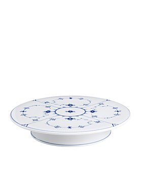Royal Copenhagen - Blue Fluted Plain Cake Platter