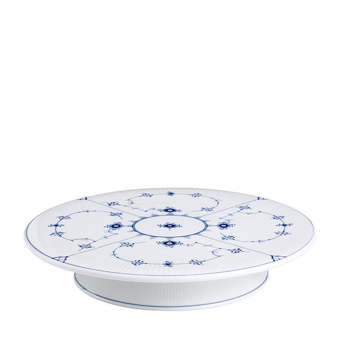 Royal Copenhagen - Blue Fluted Plain Cake Platter