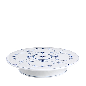 Royal Copenhagen Blue Fluted Plain Cake Platter