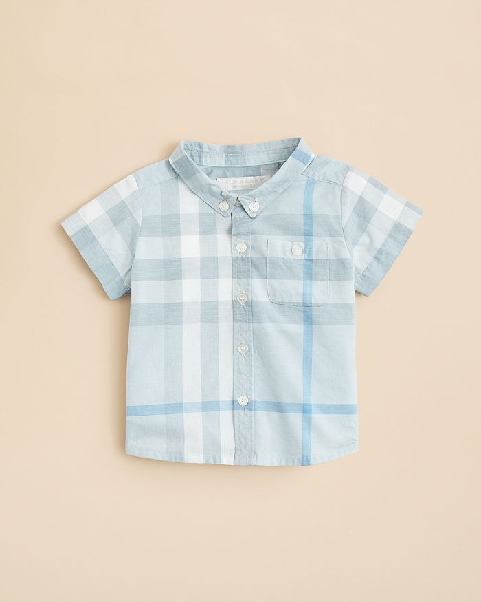 Baby burberry hot sale button up