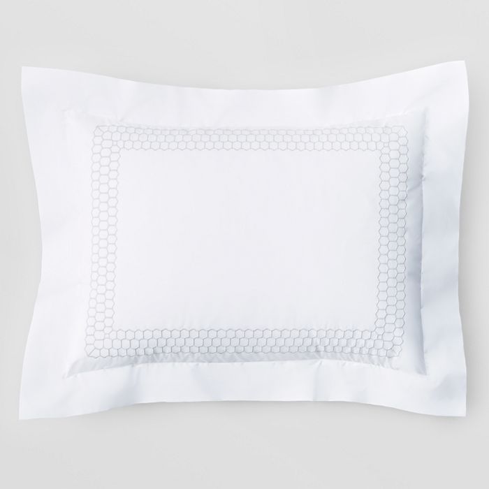 Shop Matouk Liana Standard Sham In Silver