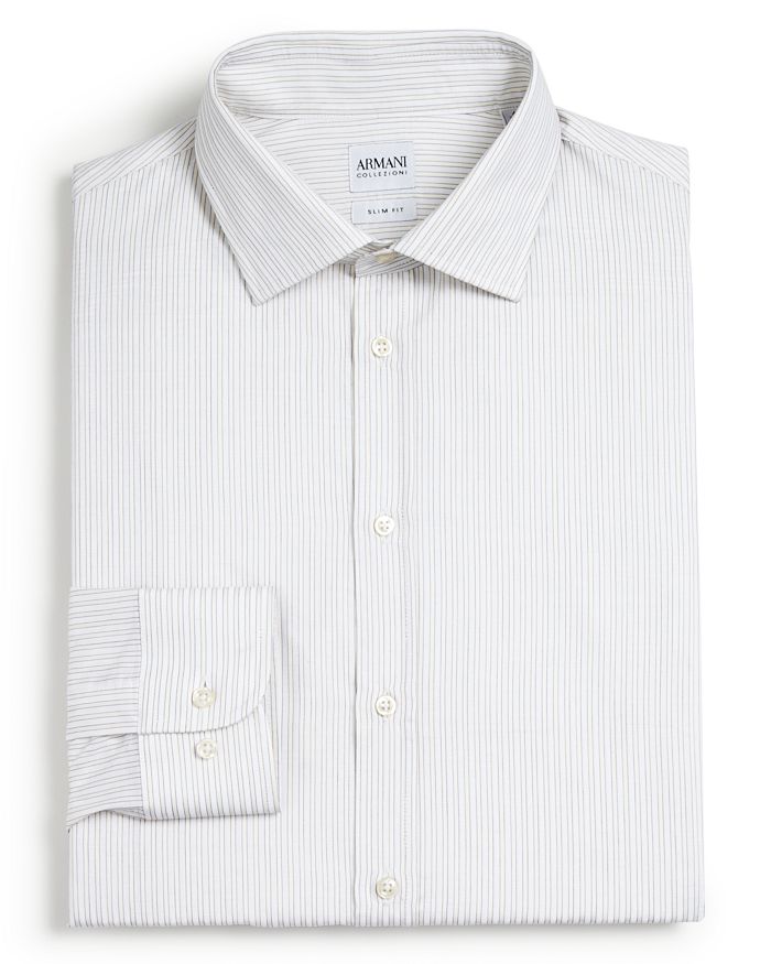 Armani collezioni store slim fit shirt