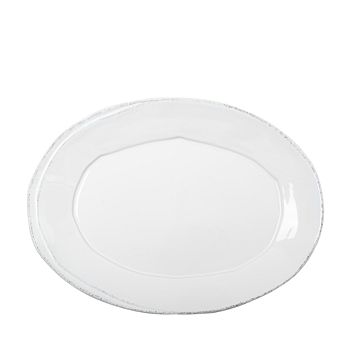 VIETRI - Lastra White Small Oval Platter