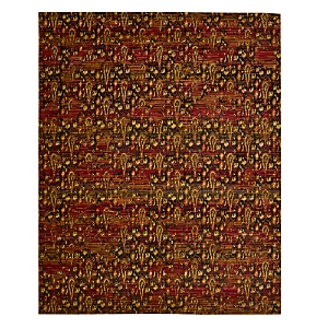 Nourison Rhapsody Rh014 Collection Area Rug, 5'6 X 8' In Flame