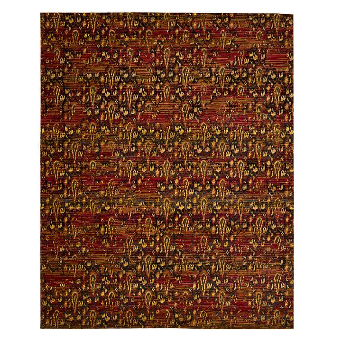 Nourison Rhapsody Rh014 Collection Area Rug, 7'9 X 9'9 In Flame