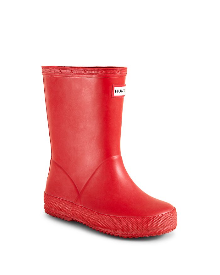 Hunter First Rain Boots - Toddler, Little Kid In Military Red