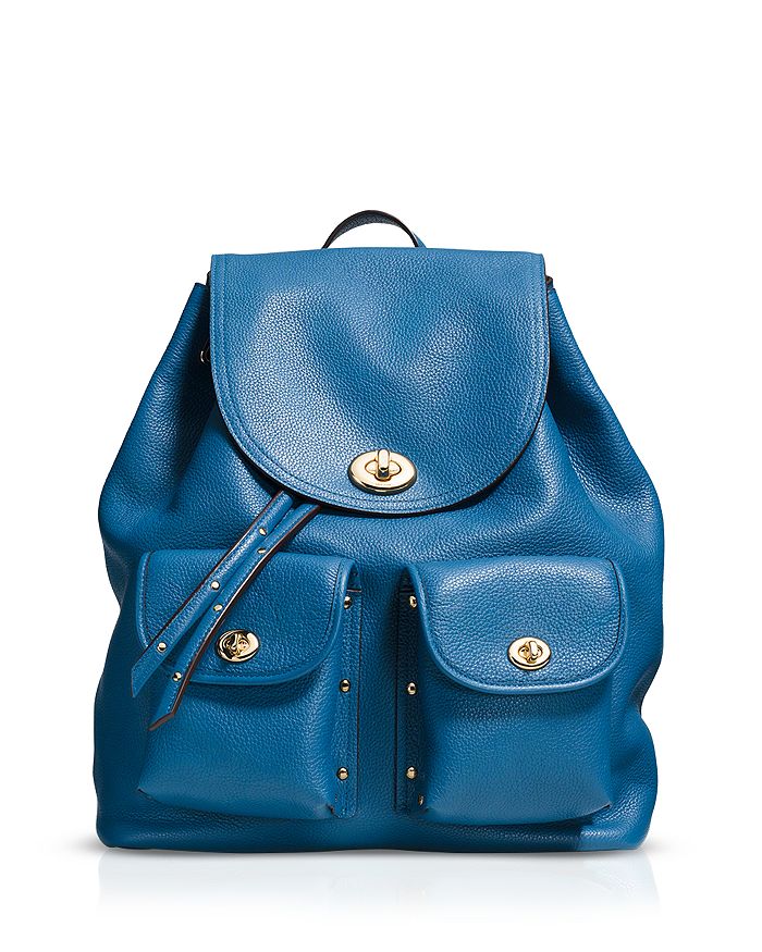 Refined pebble new arrivals leather