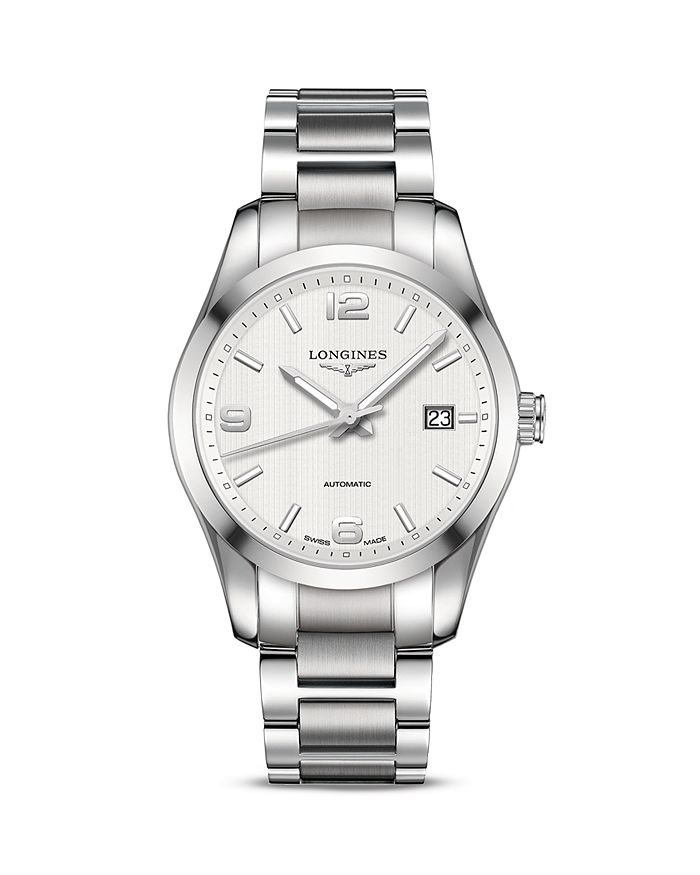 Shop Longines Conquest Classic Watch, 29.5mm In Silver