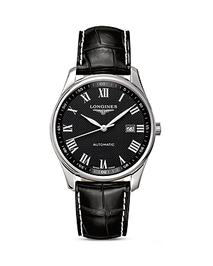 Shop Longines Master Collection Watch, 42mm In Black/black