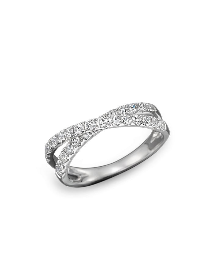 Crossover shop band ring