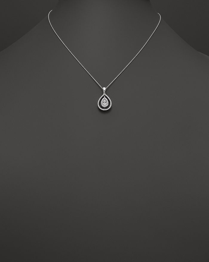 Shop Bloomingdale's Diamond Pendant Necklace In 14k White Gold,.35 Ct. T.w. - 100% Exclusive