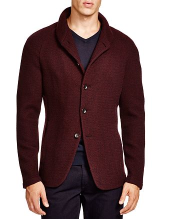 Armani Textured Slim Fit Jacket | Bloomingdale's
