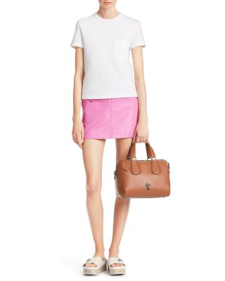 COACH X Peanuts Surrey Satchel in Leather | Bloomingdale's Handbags