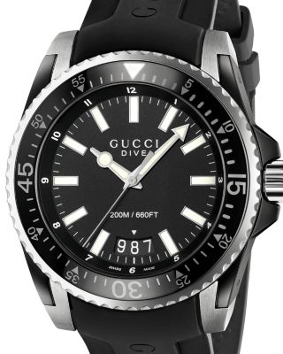 black gucci watch mens