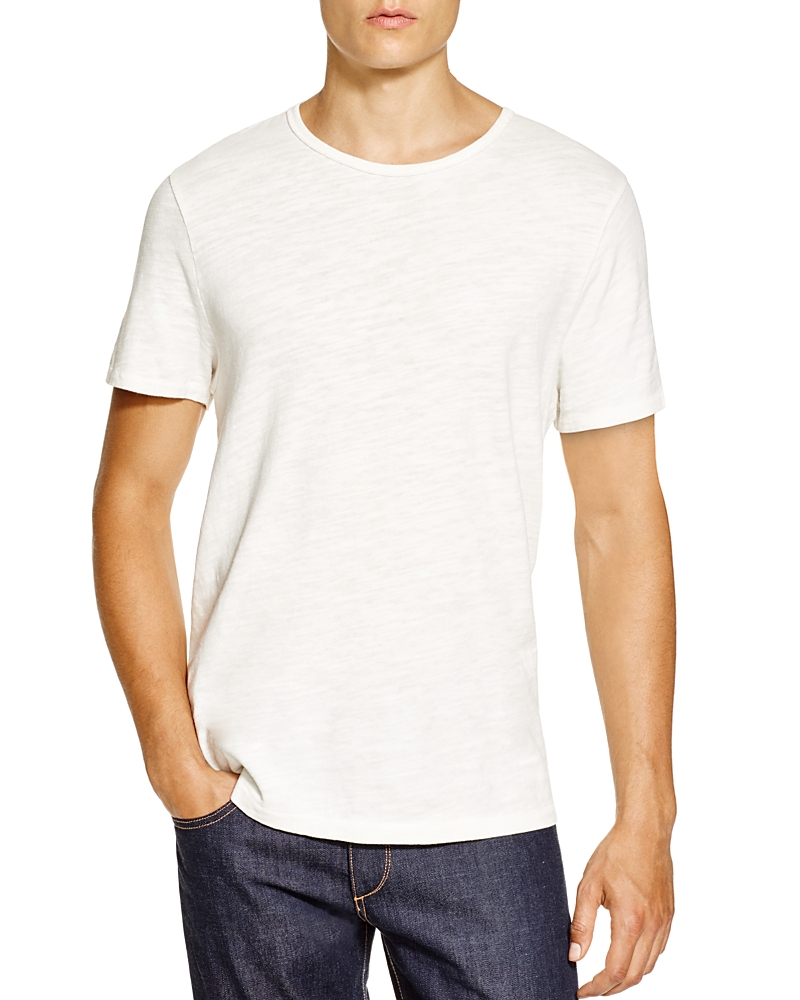 Rag & Bone Classic Crewneck Tee In White