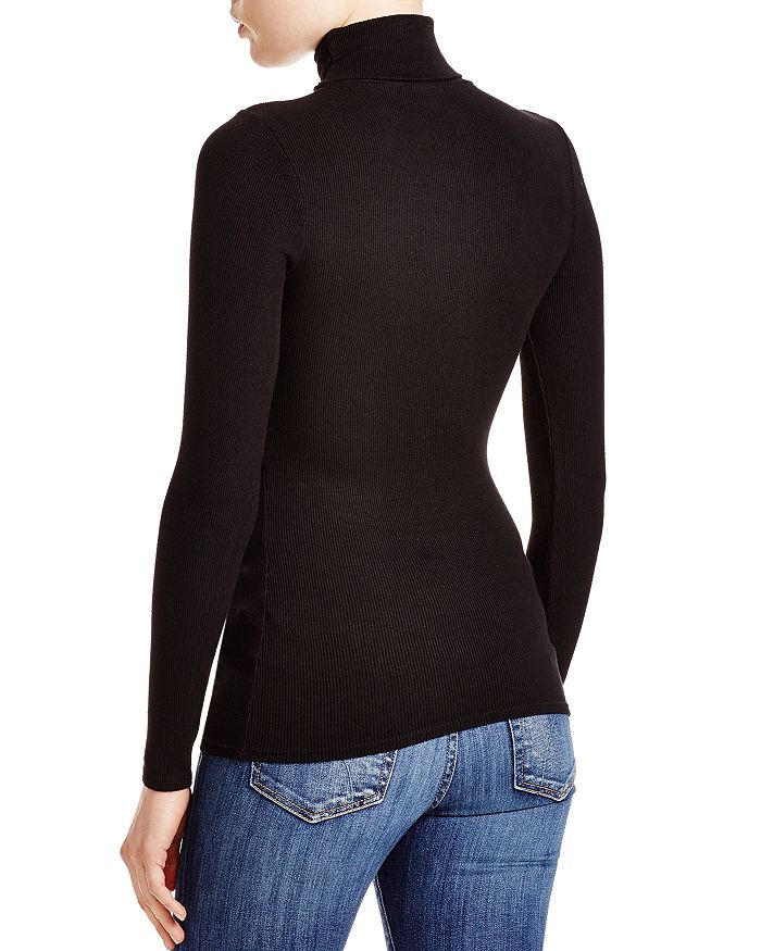 black slouchy turtleneck