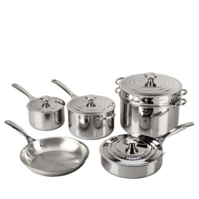 Signature Stainless Steel 10-Piece Cookware Set