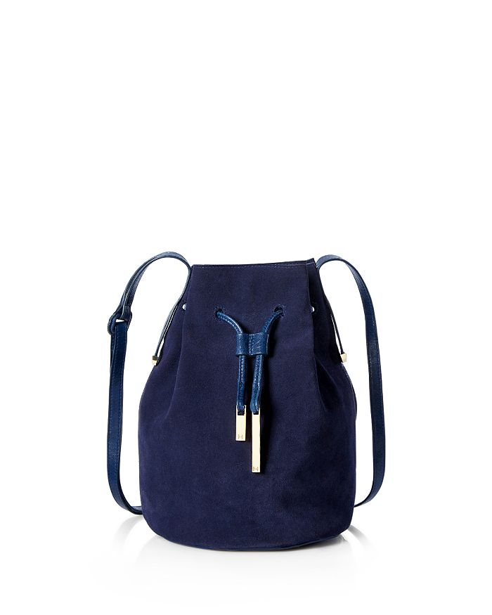 HALSTON HERITAGE HALSTON Suede and Leather Bucket Bag Bloomingdale s