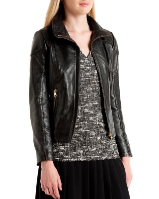 ted baker shearling leather jacket