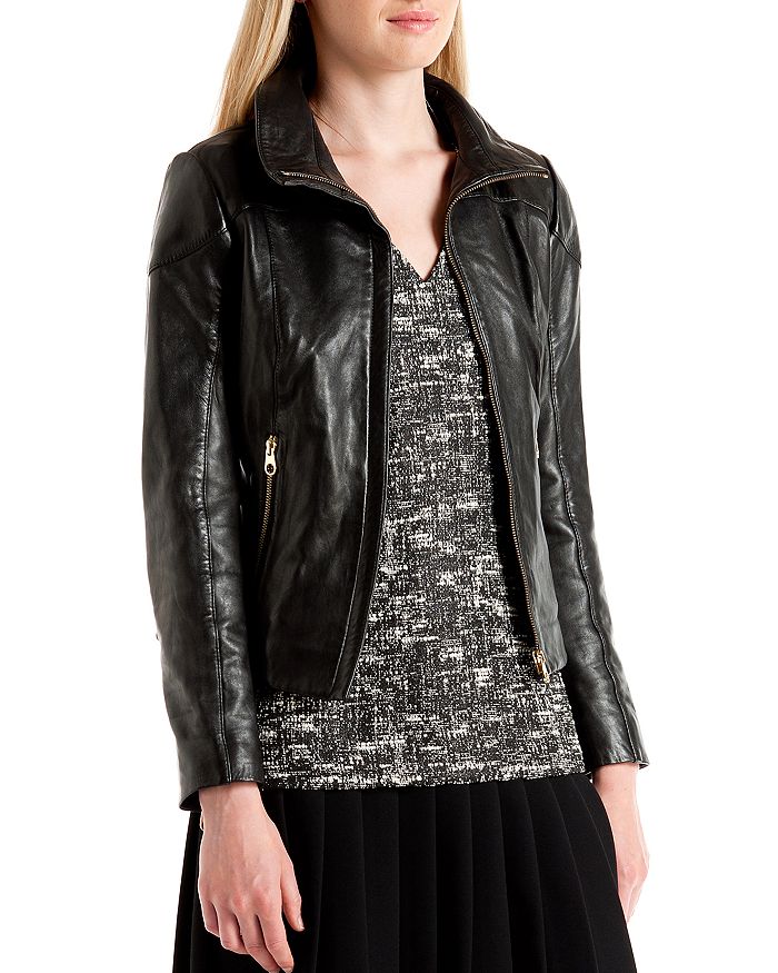 Ted baker shearling deals leather jacket