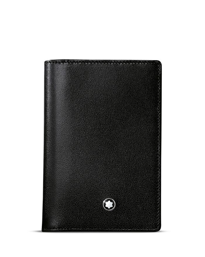 Montblanc Meisterstück Leather Business Card Holder with Gusset | Bloomingdale&#39;s