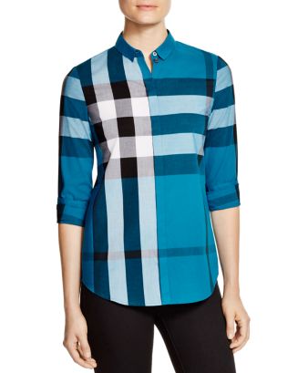 Burberry Check Cotton Shirt | Bloomingdale's