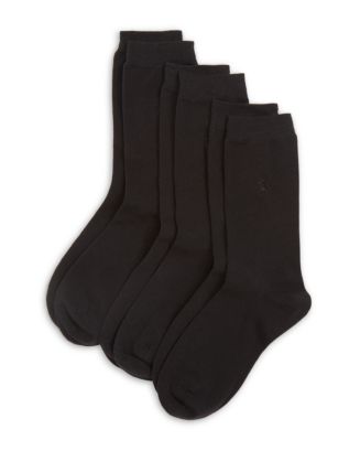 Ralph Lauren Classic Flat Knit Socks, Set of 3 | Bloomingdale's