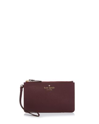 kate spade wristlet brown