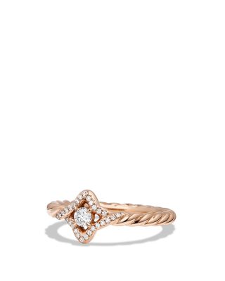 david yurman quatrefoil ring with diamonds