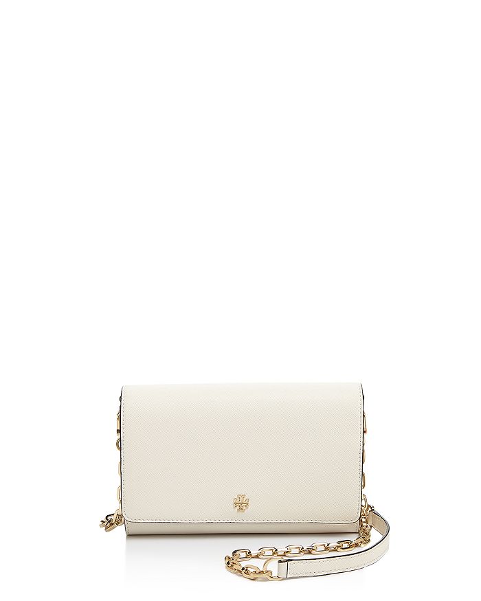 Tory Burch Robinson Chain Leather Wallet | Bloomingdale's