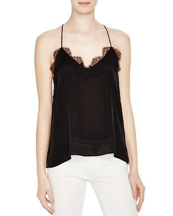 CAMI NYC The Racer Silk Cami | Bloomingdale's