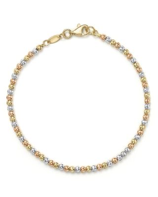 white and yellow gold bracelet