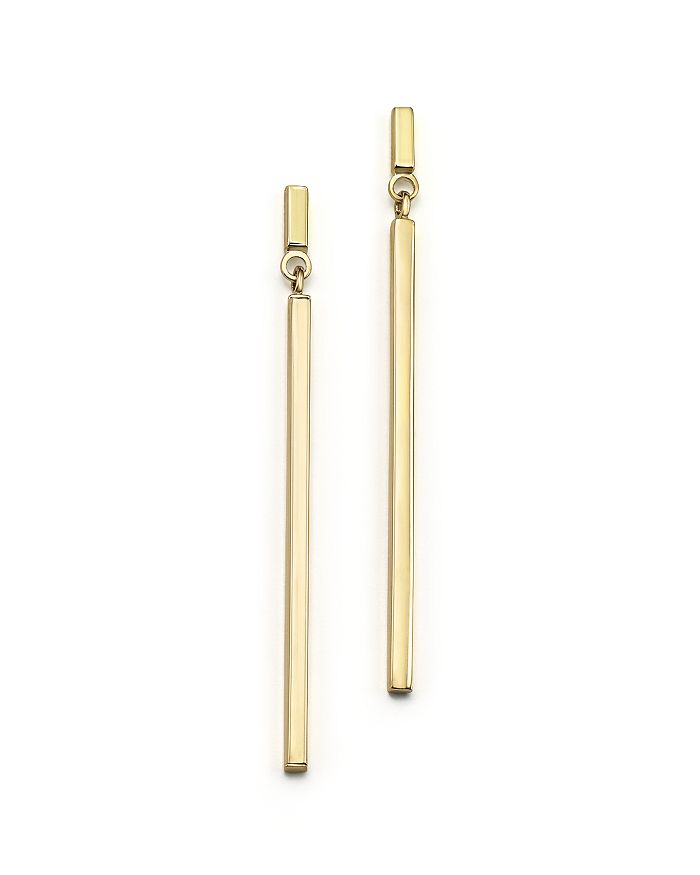 Bloomingdale's 14k Yellow Gold Square Stick Drop Earrings - 100% Exclusive