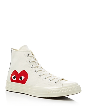 Comme Des Garcons Play x Converse Unisex Chuck Taylor Lace Up High Top Sneakers