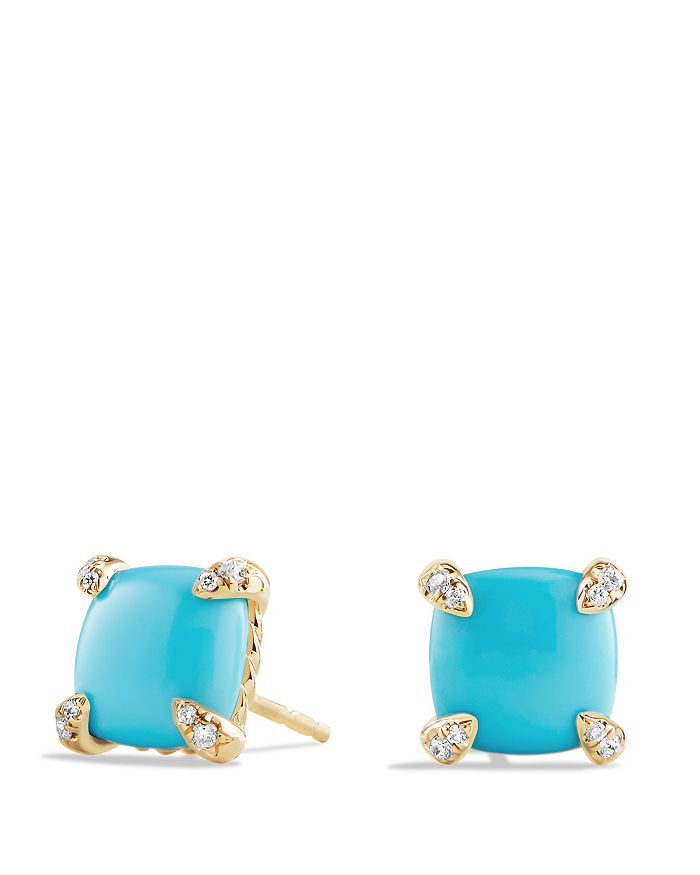 David yurman turquoise stud on sale earrings