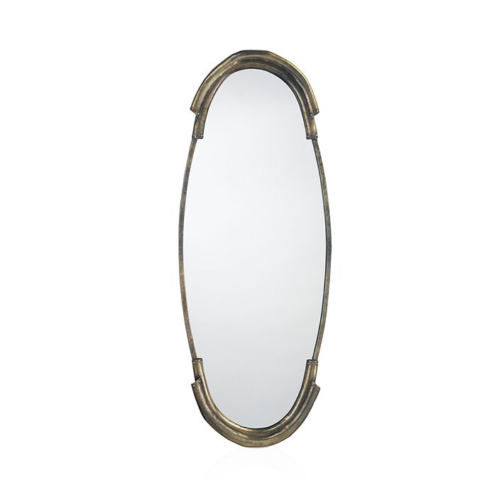 Shop Jamie Young Margaux Mirror In Antique Silver