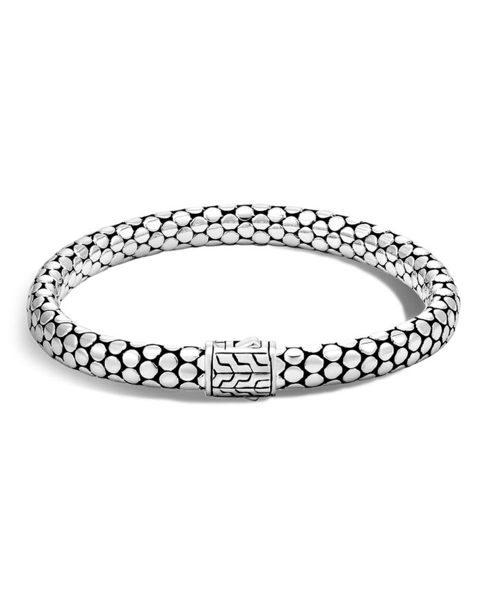 Sterling Silver Dot Small Chain Bracelet