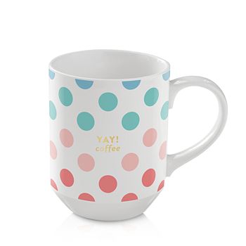 Fringe - Yay Coffee Polka Dot Mug