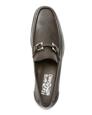 Men's Grandioso Double Gancini Bit Leather Loafers - Narrow