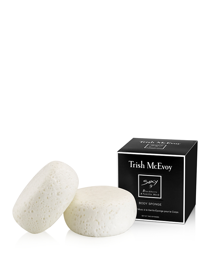 Trish McEvoy Sexy 9 Blackberry & Vanilla Musk Body Sponge Duo