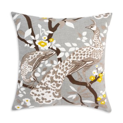 DwellStudio - Peacock Decorative Pillow, 20" x 20"