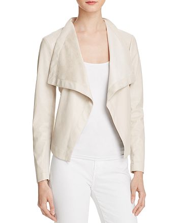 Bb Dakota Bb Dakota Peppin Draped Faux Leather Jacket Bloomingdale S