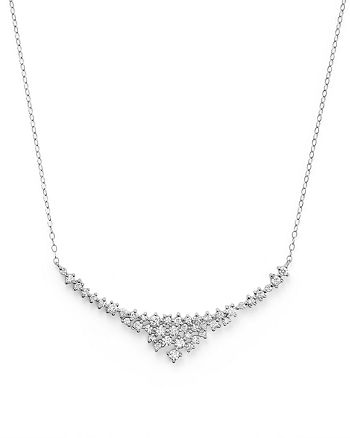 Diamond scatter necklace clearance