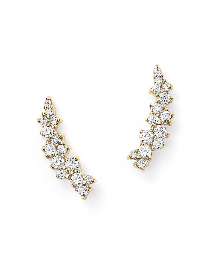 Bloomingdale's - Small Diamond Scatter Ear Climbers in 14K Yellow Gold, 0.30 ct. t.w.&nbsp;- 100% Exclusive