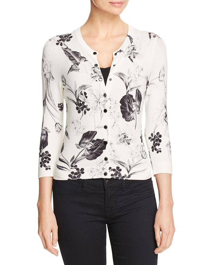 Karen millen sales floral print cardigan