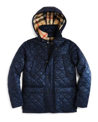 burberry kids quilted jacket