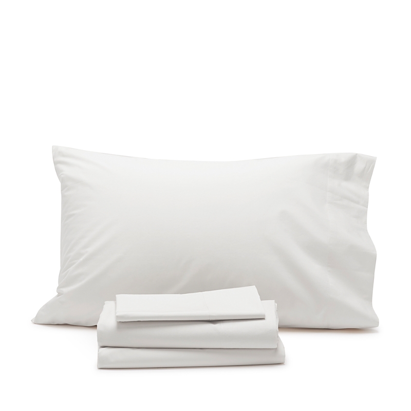 Coyuchi Organic Cotton Percale Standard Pillowcase, Pair In Alpine White