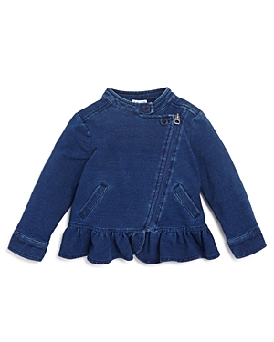 Splendid Girls' Denim-Look Knit Jacket - Baby