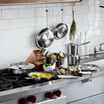 D3 Stainless Steel Pro Nonstick 10-Piece Cookware Set